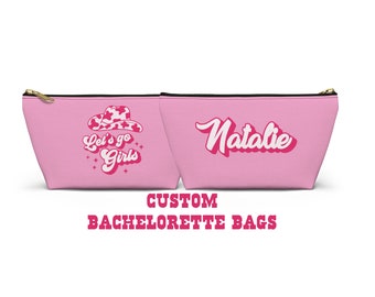 Custom Hangover Kit Bag Lets Go Girls Bachelorette Party Favor Cowgirl Bachelorette Party Nashville Girls Trip Cowgirl  Bachelorette Bags