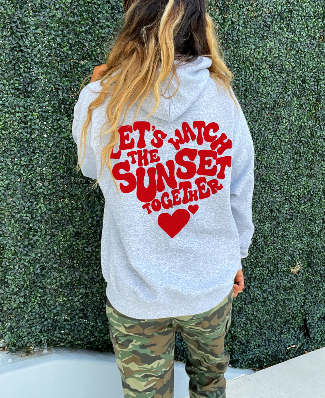 Lets Watch the Sunset Hoodie Sunset Chaser Hoodie Trendy Y2K - Etsy