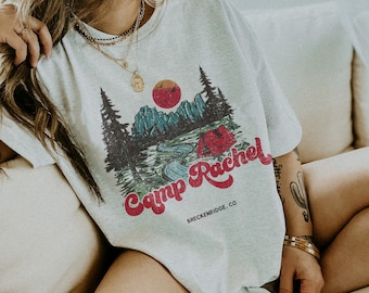 Vintage Camp Bachelorette Shirts Custom Bachelorette Party Shirts Camping Tees Camp Themed Lake Bachelorette Shirts Wild in The Woods Tees