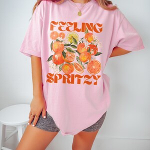 Feeling Spritzy Shirt Retro Spritz Shirt Italy Girls Trip Shirts Spritz Bachelorette Shirts Love At First Spritz Luxury Bachelorette Shirts image 5