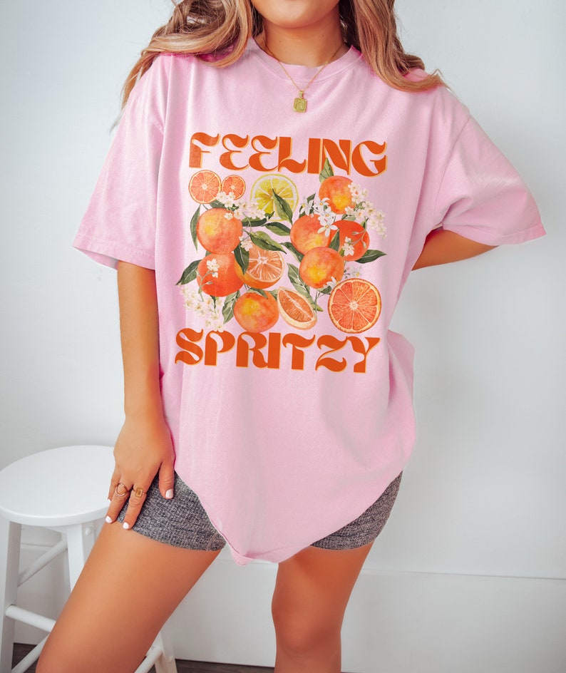 Feeling Spritzy Shirt Retro Spritz Shirt Italy Girls Trip Shirts Spritz Bachelorette Shirts Love At First Spritz Luxury Bachelorette Shirts image 5