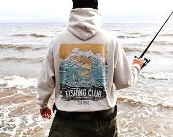 Fishing Club Hoodie Trout Sweatshirt Fishing Hoodie Trout Sweater Rainbow Trout Hoodie Unique Fishing Gift Rainbow Trout Gifts For Fishermen