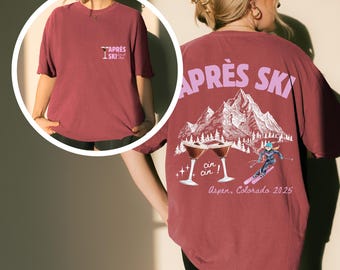 BENUTZERDEFINIERTE Apres Ski Shirt Apres Ski Club Ski Bachelorette Winter Bachelorette Apres Ski Pullover Colorado Shirt Aspen Shirt Benutzerdefinierte Ski Shirt