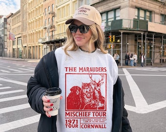 Die Marauders Sweatshirt All die jungen Dudes Sweatshirt Marauders Merch Bookish Merch ATYD Shirt Moony Shirt Wolf Sweatshirt Fandom Rundhalsausschnitt