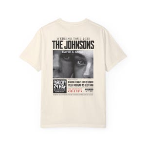 Custom Wedding Shirt Wedding Tshirt Toss Wedding Tour Merch Newly Wed Gifts Funny Wedding Shirt Custom Wedding Toss Wedding Tour Shirt Ivory