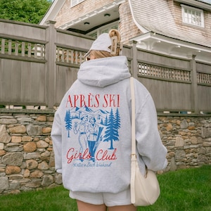 Custom Apres Ski Sweatshirt Apres Ski Club Ski Bachelorette Apres Ski Girls Club Sweater Apres Ski Sweater Colorado Sweatshirt Aspen Sweater