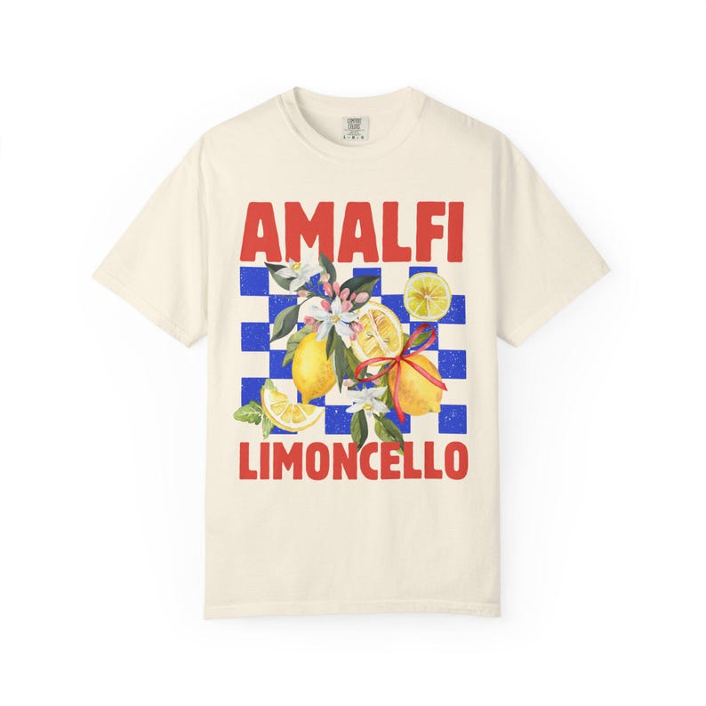 Amalfi Coast Shirt Limoncello Shirt Tomato Girl Summer Citrus Shirt La Dolce Vita Shirt Ciao Bella Shirt Coastal Aesthetic Shirt Italy Shirt image 5