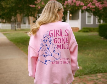 Mädchen milde Sweatshirt Spa Bachelorette Pullover Pjs und Prosecco Sweatshirt Spa Tag Sweatshirt Bachelorette Slumber Party Sweatshirt