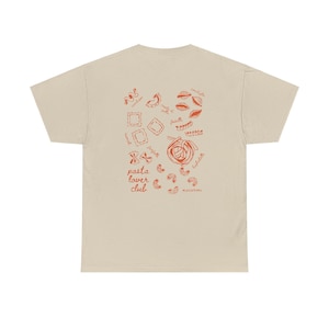 Camiseta de pasta Camiseta para amantes de la pasta Camiseta de verano italiana Camiseta de La Dolce Vita Camiseta de verano para chica tomate Camiseta de pasta para mujer Camiseta Eat Pasta Run Fasta imagen 5