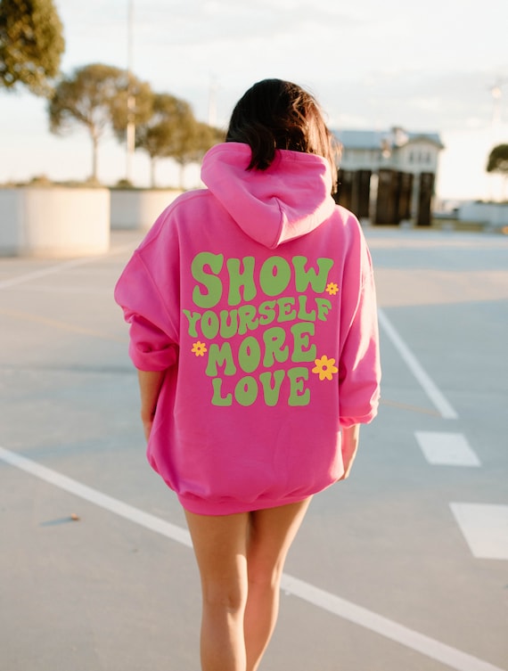 Gen Z Hoodie Preppy Aesthetic Hoodie Trendy Hoodies With Sayings on Back  Self Love Hoodie VSCO Hoodie Oversized Hoodie With Quotes -  Canada