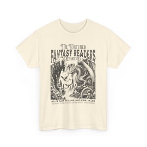 The Tortured Readers Department Shirt Fantasy Reader Shirt Booktok Merch Alls Fair in Love Shirt Book Lover Gift Dragon Bookish Shirt image 6