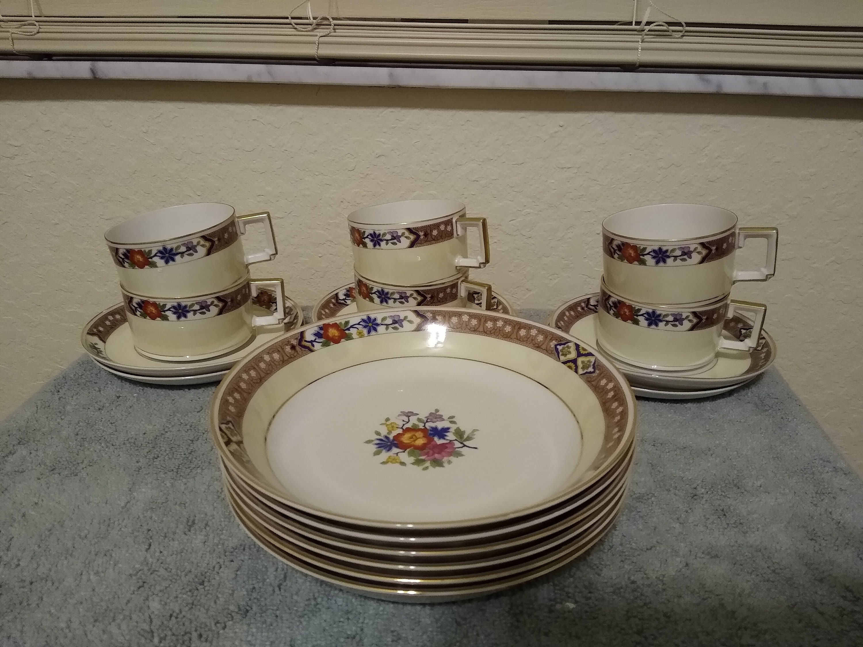 Heinrich&Co Selb Bavaria アンティーク　食器 H&C Heinrich & Co Selb Bavaria Gold Dinner Plate 11