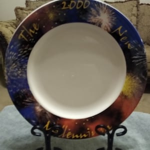 Syracuse China 2000 New Millennium Plate 12&quot;.