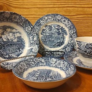 Historical Staffordshire Plate - Etsy