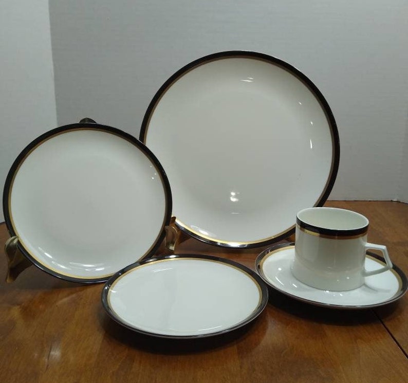 Mikasa Bone China. Narumi Japan. Pattern Goldring A5178. Etsy