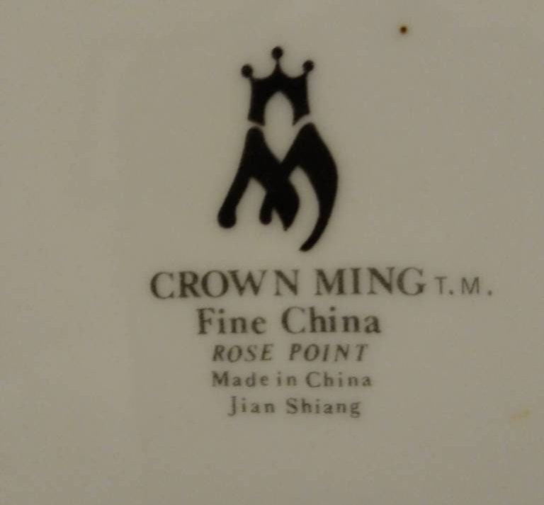 Crown Ming Fine China. Jian Shiang. 20 Piece Set. Setting for Etsy