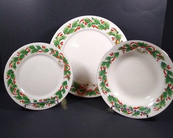 Royal Majestic Fine China. Pattern: Noel. Various serving pieces. Sold separately.