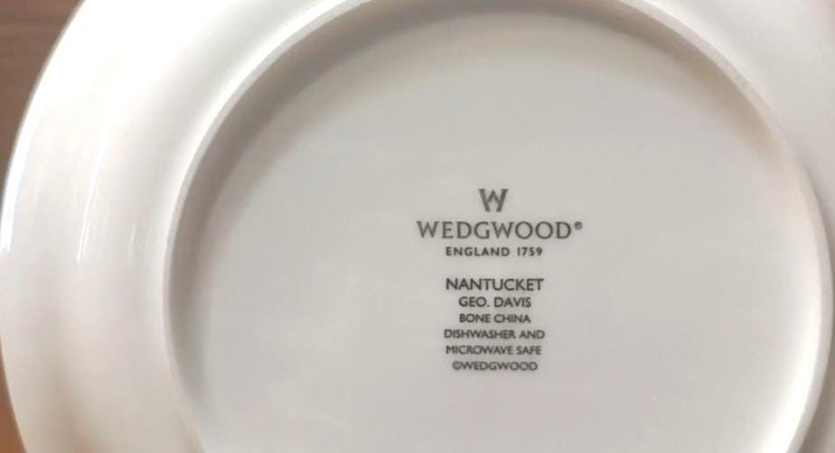 Nantucket Basketweave by Wedgwood England 1759. Fine Bone China 