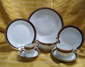 Richard Ginori. Florence. Pattern: Palermo Brown. - Etsy