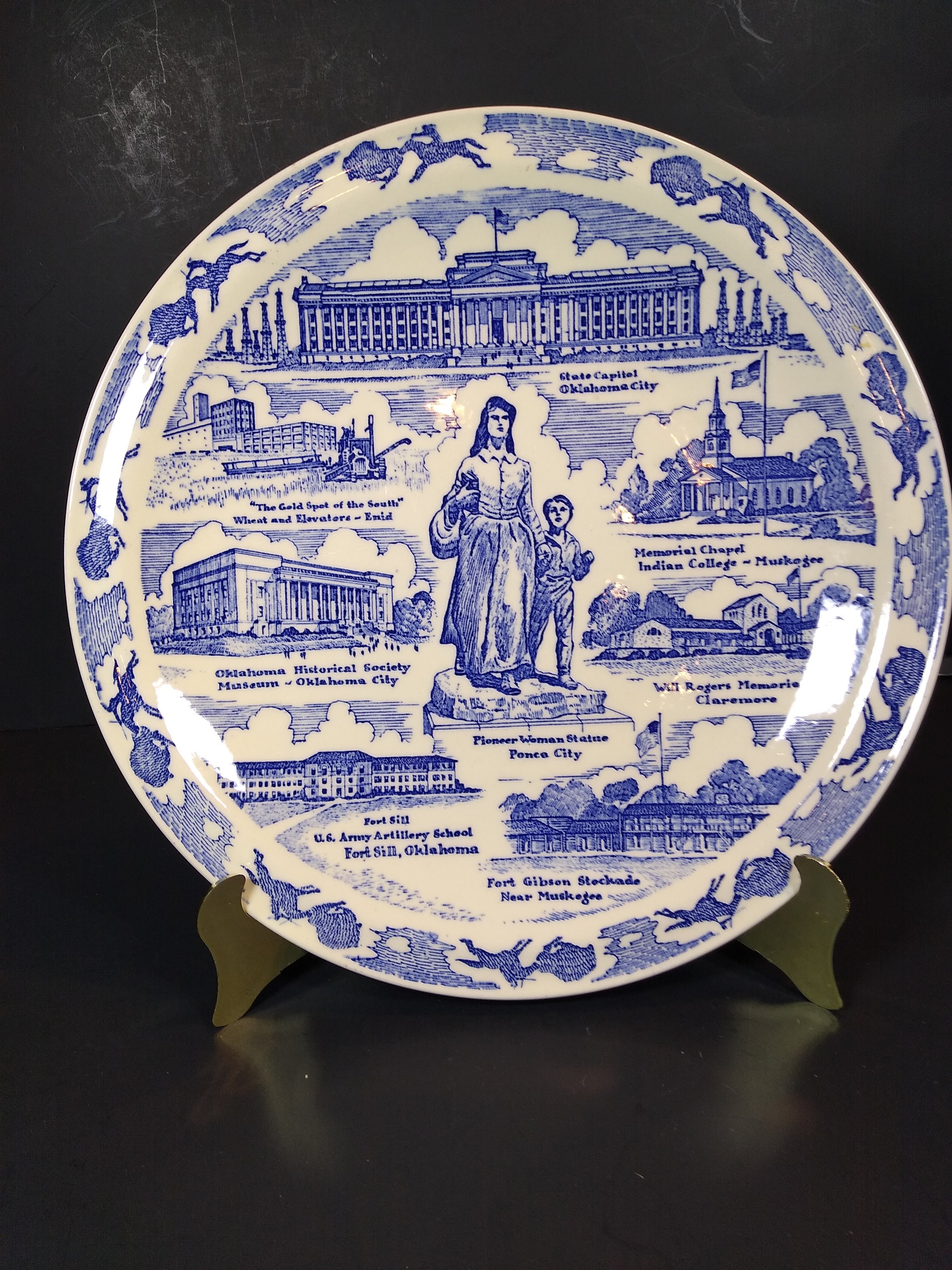 Vernon Kilns State Plates - Etsy