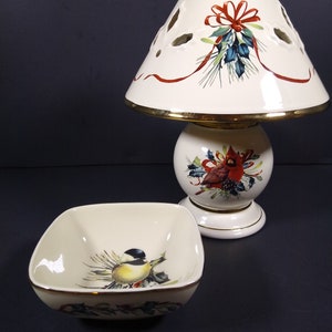 Lenox Winter Greetings by Catherine McClung. Tea lamps and more.
