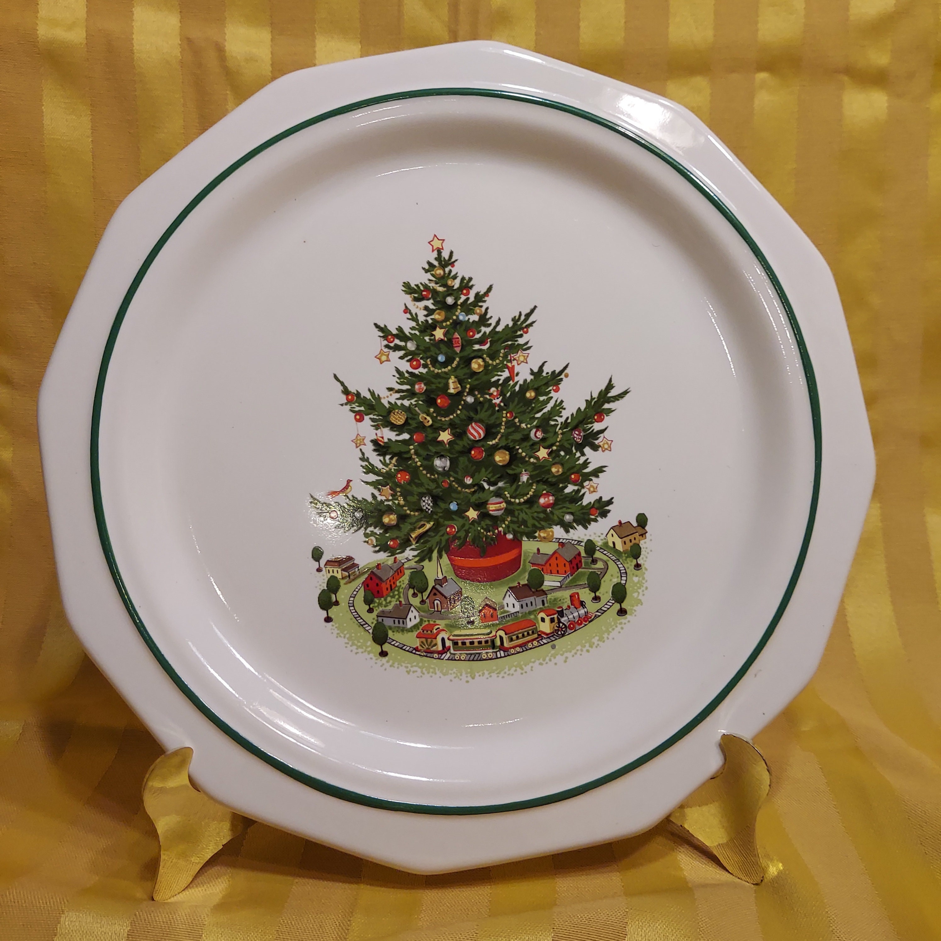 工芸品 100th anniversary of Christmas plate 100th anniversary of Christmas plate