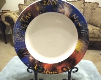 Syracuse China 2000 New Millennium Plate 12".