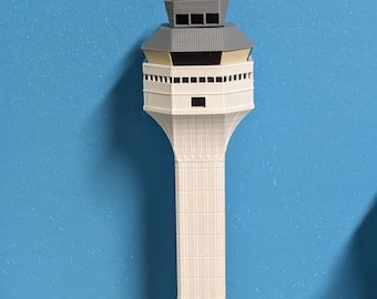 1:400 Scale IAD Air Traffic Control (ATC) Tower - Dulles International Airport