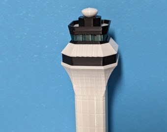 1:400 Scale DEN Air Traffic Control (ATC) Tower - Denver International Airport