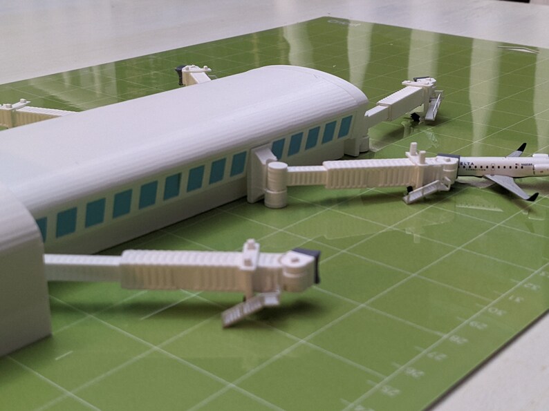 1:400 Scale Regional Airport Terminal Kit 3d Printed - Etsy