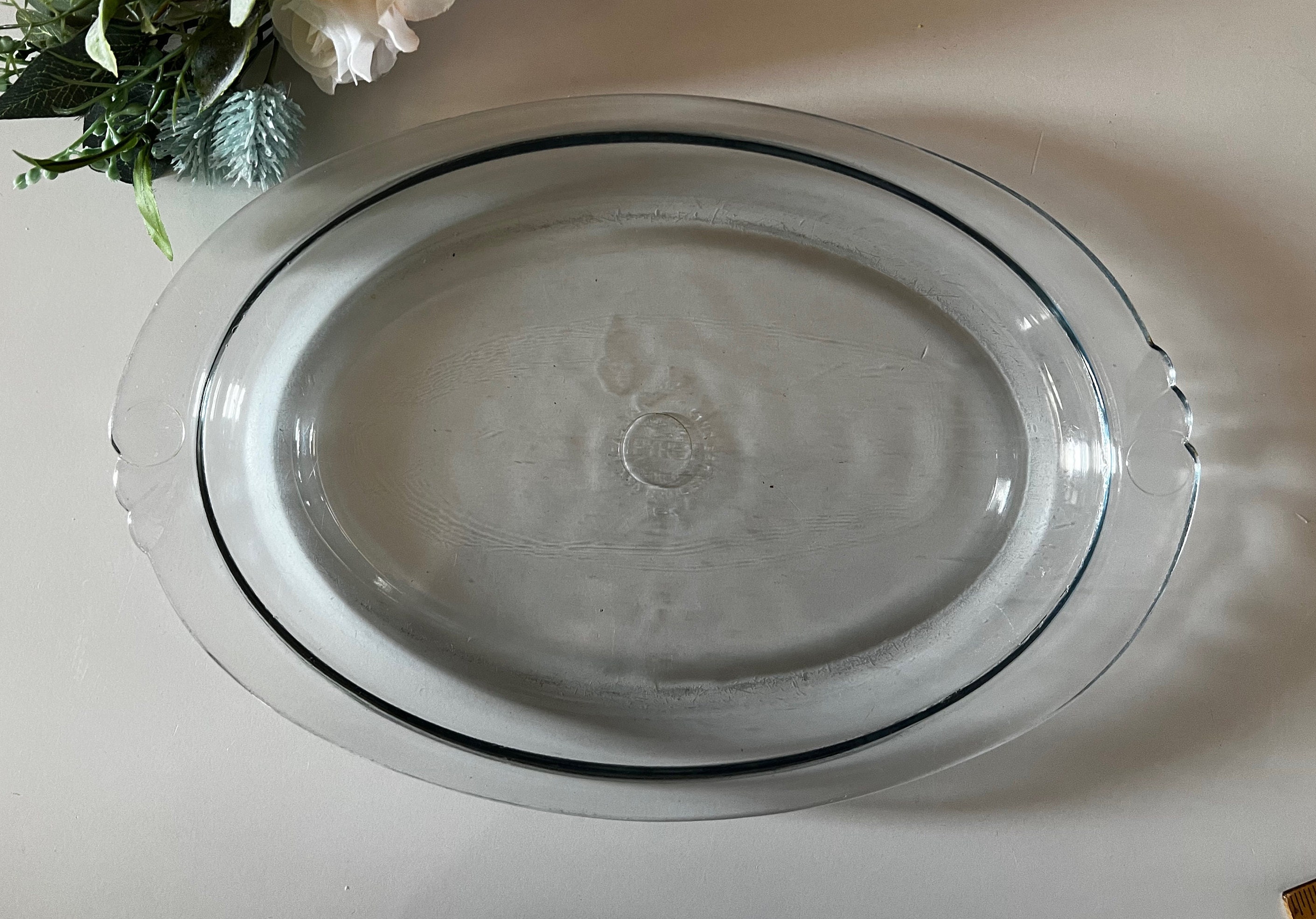 Vintage Pyrex 812 Sapphire Blue Oval Broiler Plate / Platter - Etsy