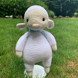Bo The Little Lamb Crochet Plushie