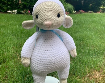 Bo The Little Lamb Crochet Plushie