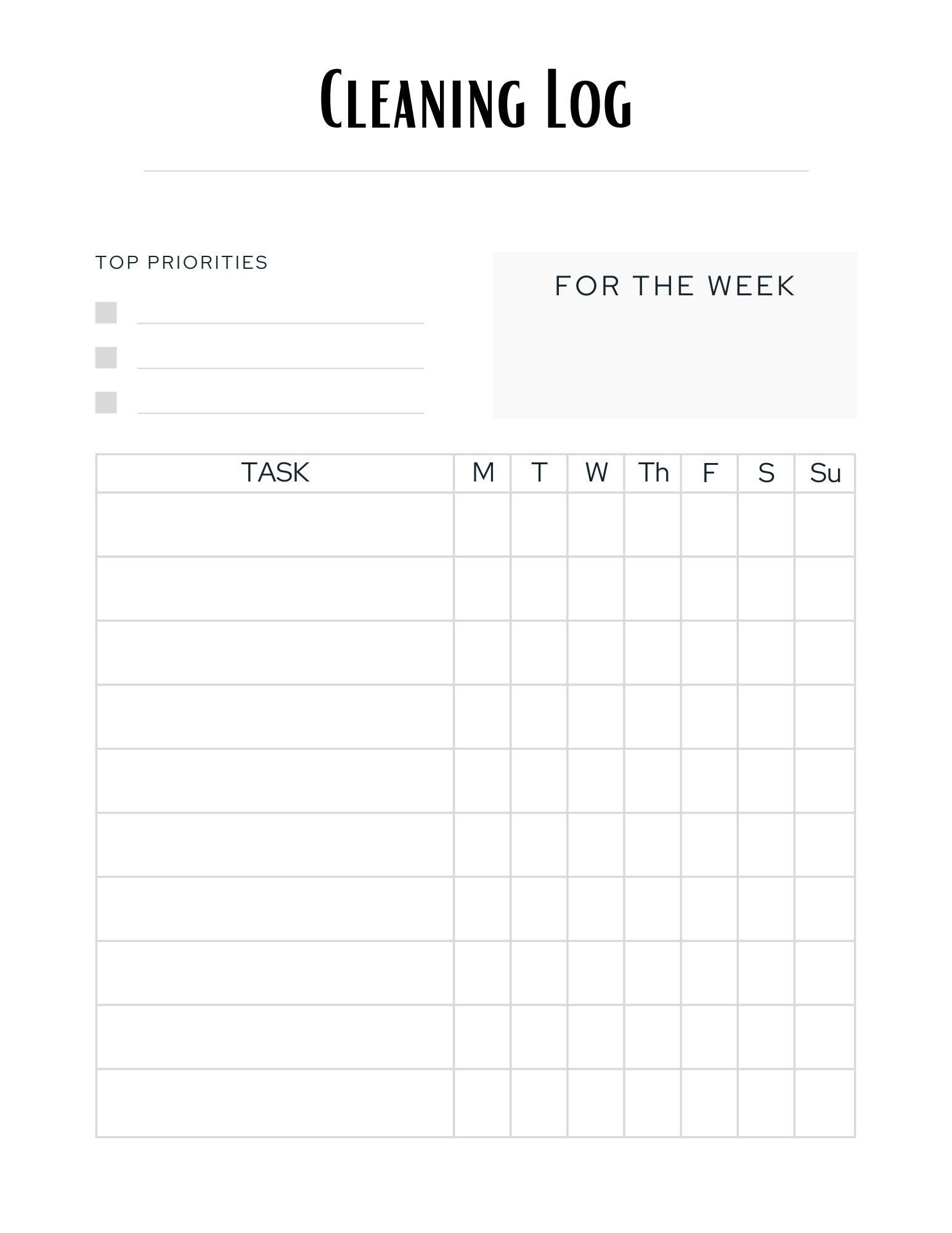 Home Cleaning & Maintenance Trackers/schedule Bundle Printable, PDF Etsy