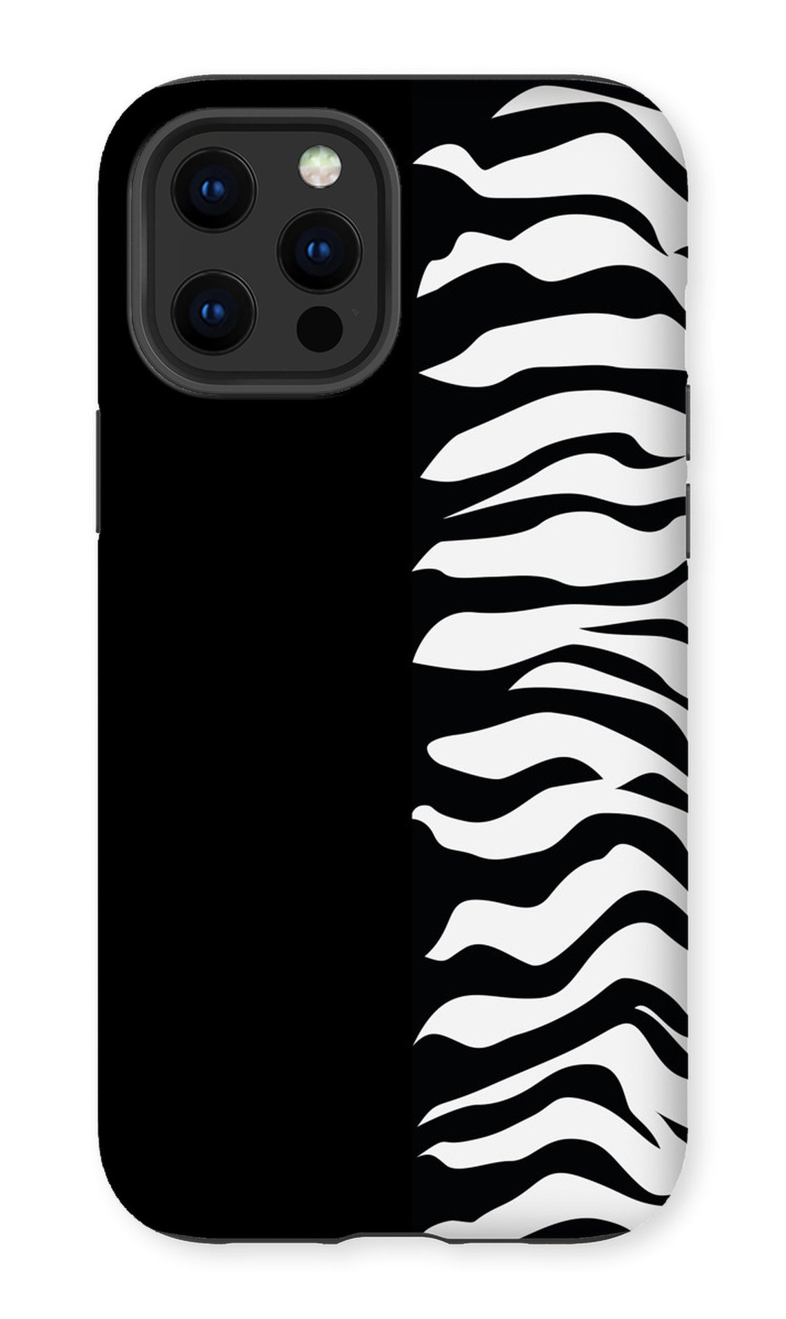 Two Tone Zebra Phone Case for iPhone and Samsung Free Etsy