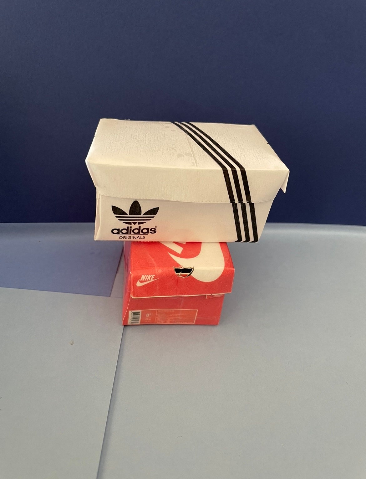 Miniature Nike and Adidas Shoe Boxes Etsy