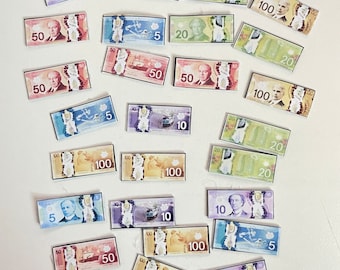 Miniature Canadian Money Bundle