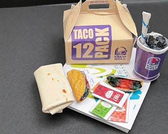 Miniature Taco Bell Meal