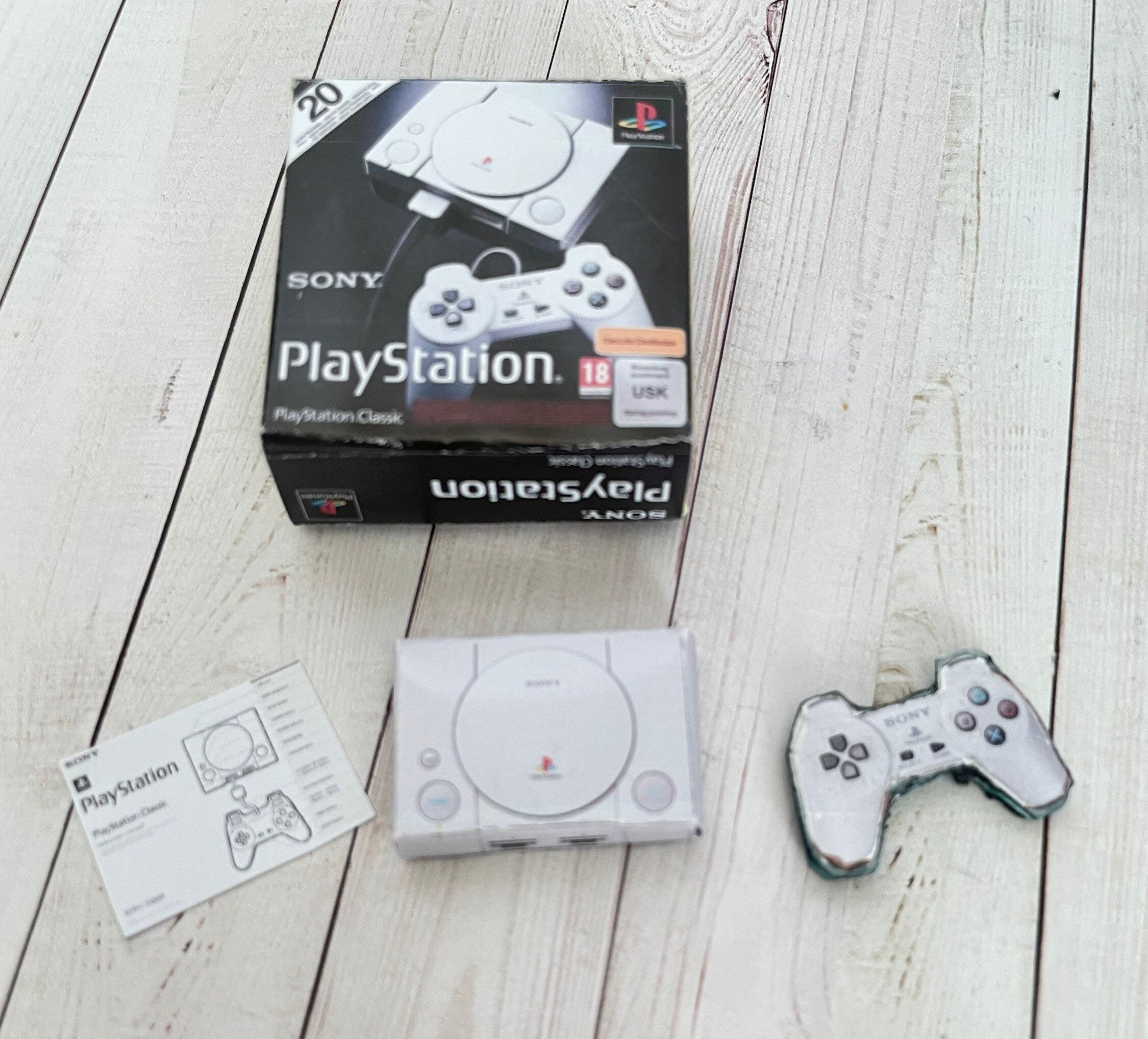 Miniature PlayStation 1 Etsy Italia