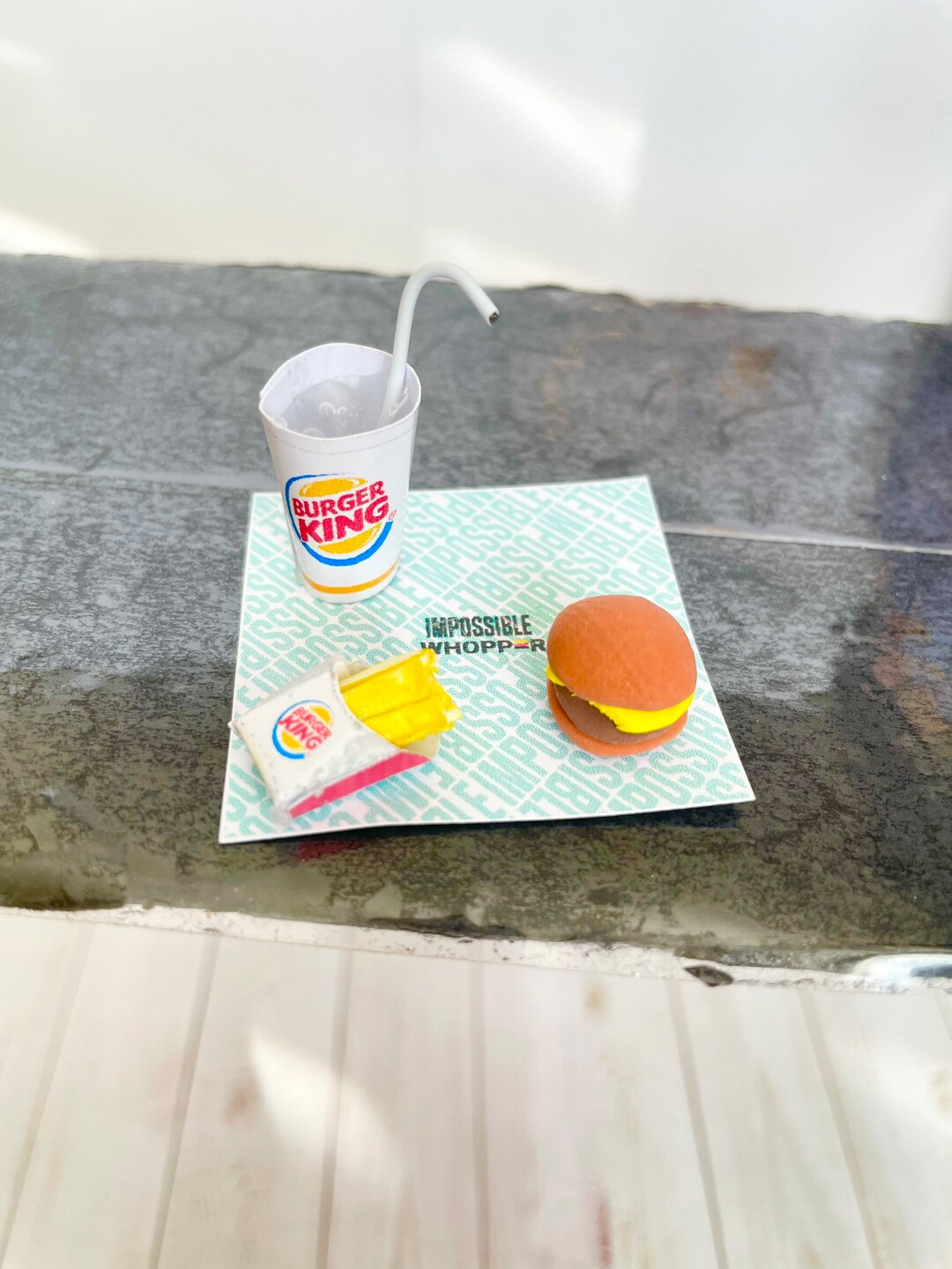 Miniature Burger King - Etsy Miniature Burger King - Etsy