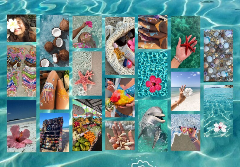 80 Coconut Girl Aesthetic Digital Prints Wall Collage Room Decor