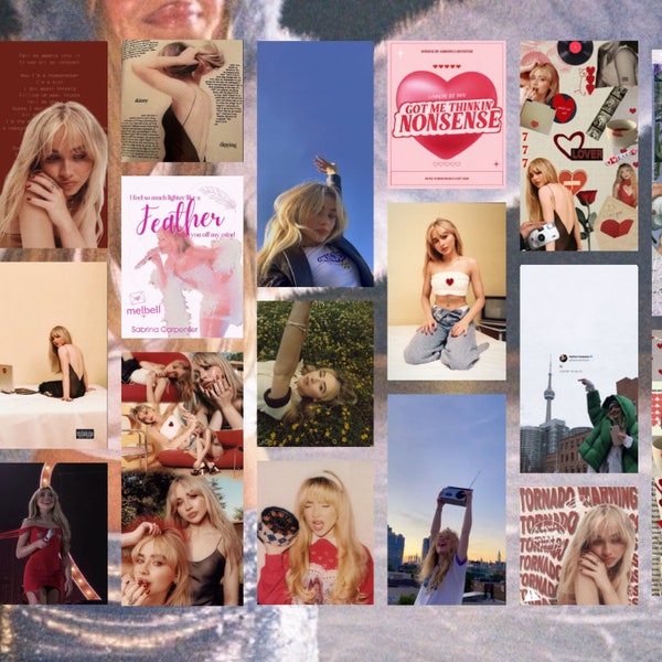 Sabrina Carpenter Collage - Etsy