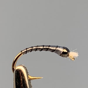 Set of 3 blue dun chironomids