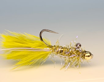 Beadhead Pine Squirrel Leech - Olive, Flies