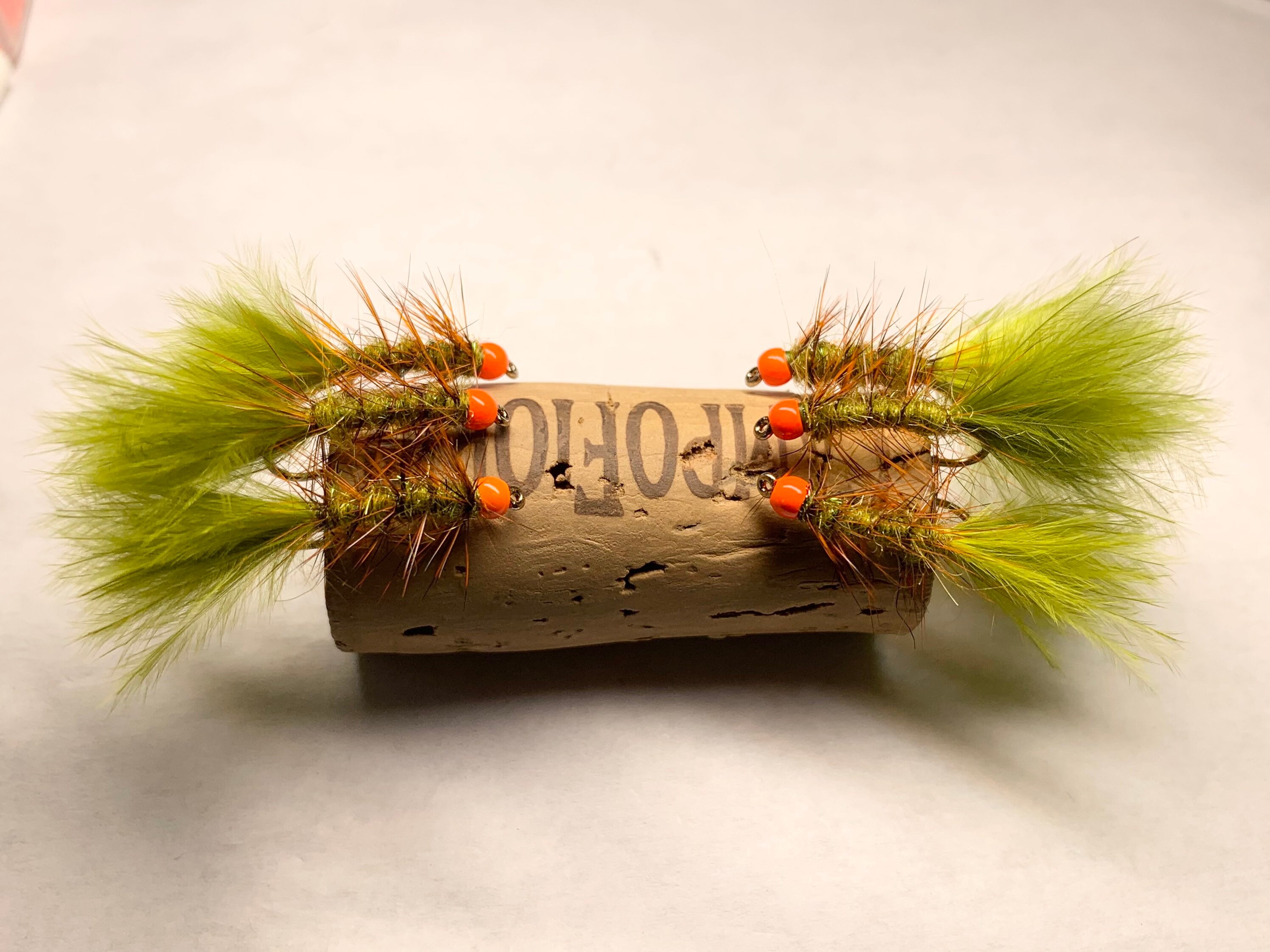 Pumpkin Head Flies Set of 6 Etsy