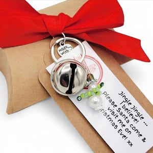 Christmas Jingle Bell Gift  I Believe in Santa Polar Express - Elf - Santa Claus