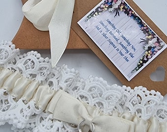 Giarrettiera Matrimonio Qualcosa di blu Ferro di cavallo da sei pence Regalo per la sposa Addio al nubilato Etichetta per borsa regalo gratuita Spedizione gratuita