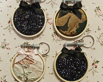 Enamel Pin Hoops -KEY CHAINS!
