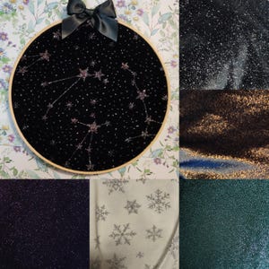 Velvet Pin Hoops - The Glitters