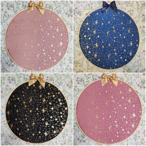 Starry Pin Hoops